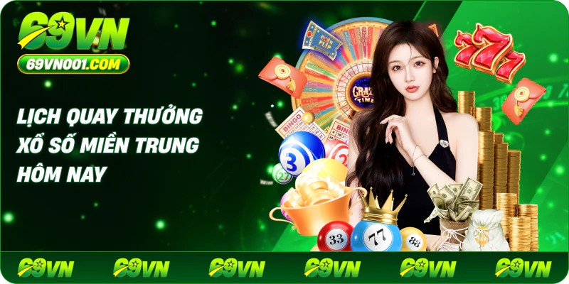 Lịch quay thưởng xổ số miền Trung hôm nay